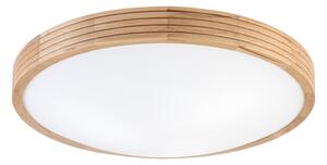 Brilagi - LED stropné svietidlo CARVALHO MODERN SLIM 3xE27/60W/230V, priemer 47,5 cm, dub
