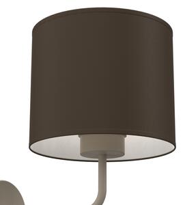 Nástenná lampa ARDEN 1xE27/15W/230V béžová/hnedá