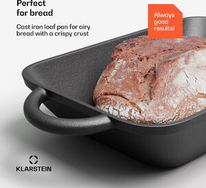 Longhorn, liatinový hrniec na pečenie chleba, 4,6 l, vnútorný, vonkajší, pre všetky typy sporákov