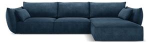 Tmavomodrá rohová pohovka (pravý roh) Vanda - Mazzini Sofas