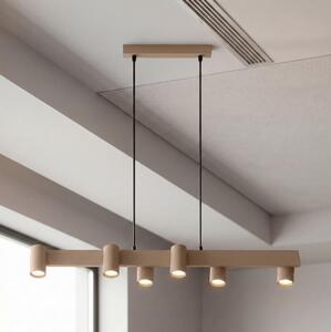 Brilagi - Závesný luster na lankách SELE 6xGU10/30W/230V béžový