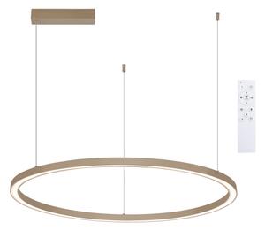 Brilagi - LED stmievateľný luster na lanku PORTOFINO LED/60W/230V priemer 80 cm béžový + diaľkové ovládanie
