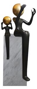 Immax 08802XL - Stojacia lampa SILUETTE 1xE27/40W/230V 160 cm Aura