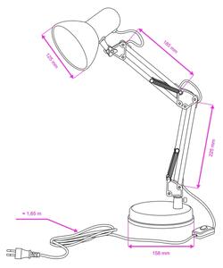 Brilagi - Stolná lampa ROMERO 1xE27/60W/230V ružová