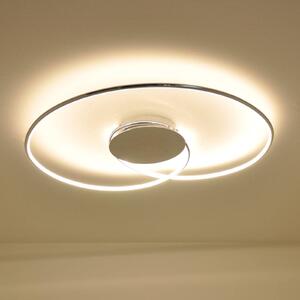 Stropné LED svietidlo Joline chróm 74 cm