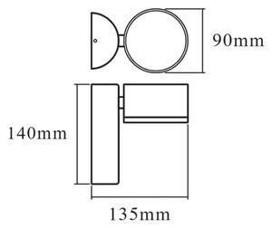 Osram - LED vonkajšie nástenné svietidlo ENDURA STYLE LED/8W/230V IP44
