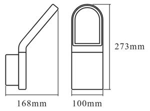 Osram - LED vonkajšie nástenné svietidlo ENDURA STYLE LED/12W/230V IP54