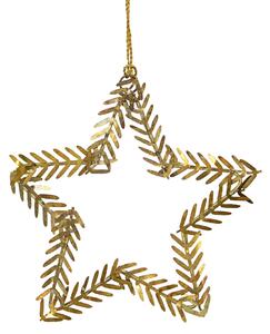 Vianočná ozdoba Lamet Brass - Star