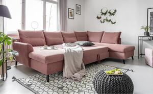 SEDACIA SÚPRAVA, textil, ružová MID.YOU - Online Only obývacie izby, Online Only