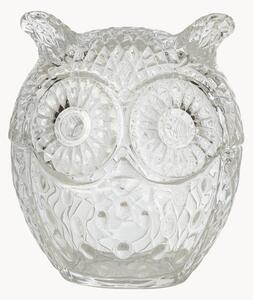 Vianočná dekoračná miska's pokrievkou Owl