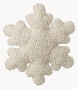 Vianočný buklé vankúš Snowflake