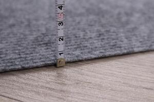 Betap koberce SUPER CENA: Sivý výstavový koberec Budget metrážny - Bez obšitia cm