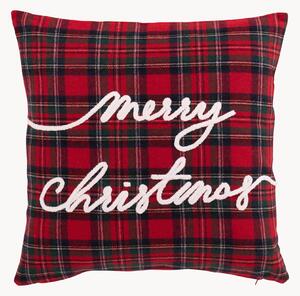 Vianočný vankúš zo zmesi vlny Merry Christmas