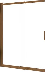 Deante Vaňová zástena Prizma 2-dielna, posuvná 100x140 cm - KTJ C73R, bronz kartáčovaná