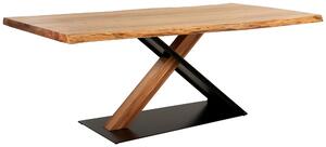 JEDÁLENSKÝ STÔL, akácia, čierna, farba akácie, 200/100/76 cm Linea Natura - Obývacie zostavy