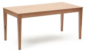 Rozkladací jedálenský stôl s doskou v dubovom dekore v prírodnej farbe 80x160 cm Yain – Kave Home