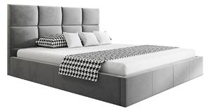 Manželská postel Slavio 1 140 cm (svetlosivá) (s roštom a úl. priestorom). Vlastná spoľahlivá doprava až k Vám domov. 1055062