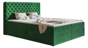 Jednolôžková postel Borel 8 120 cm (tmavozelená) (s bonell pružinami a úl. priestorom). Vlastná spoľahlivá doprava až k Vám domov. 1055134