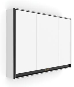 Nimco Zrkadlová skrinka s LED osvetlením po obvode 100 cm - GAC 10004VX-90, čierna