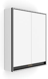 Nimco Zrkadlová skrinka s LED osvetlením po obvode 60 cm - GAC 10002VX-90, čierna