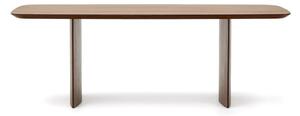 Hnedý jedálenský stôl v dekore orecha 100x240 cm Litto – Kave Home