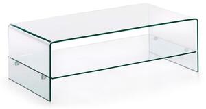Sklenený konferenčný stolík 55x110 cm Burano – Kave Home