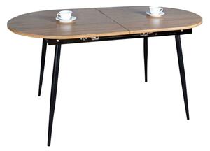Jedálenský stôl 150 CAMERON (dub + čierna) (pre 6-8 osôb). Vlastná spoľahlivá doprava až k Vám domov. 1091474