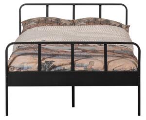 MUZZA Kovová posteľ 120 x 200 cm emesa čierna