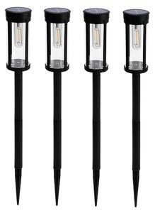 Bezdoteku LEDsolar Tungsten okrúhle na osvetlenie cesty 4 ks, bezdrôtové, iPRO, 1W, teplá farba