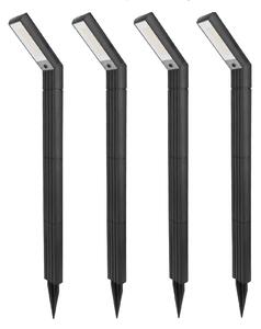 Bezdoteku LEDsolar Mesačná cesta vonkajšie svetlo do zeme 4 ks, bezdrôtové, iPRO, 1,7W, teplá farba