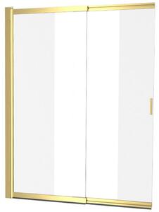 Excellent Liner vaňová zástena 110 cm dvojdielny zlatá lesklé/číre sklo KAEX.2940.1100.LP