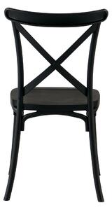 Jedálenská stolička SAVIVA (čierna). Vlastná spoľahlivá doprava až k Vám domov. 1091685