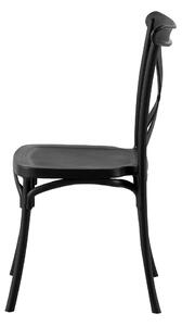 Jedálenská stolička SAVIVA (čierna). Vlastná spoľahlivá doprava až k Vám domov. 1091685