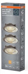 Osram - SADA 3x LED stmievateľné podhľadové svietidlo LED/4,9W/230V