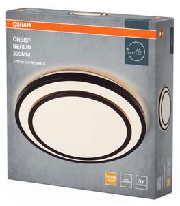 Osram - LED stropné svietidlo ORBIS BERLIN LED/24W/230V pr. 39 cm čierne