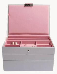 Šperkovnica Classic Dove Grey & Rose, 3 ks