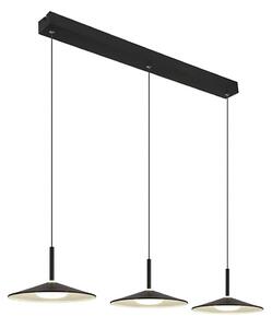 Globo 15635S-3 - LED závesné svietidlo na lanku LAMPONE LED/24W/230V 4000K čierna