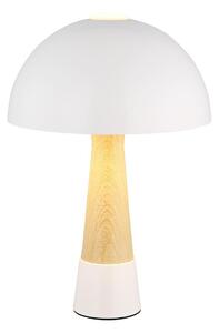 Globo 51570122 - Stolná lampa PAULIN 1xE27ILLU/40W/230V biela