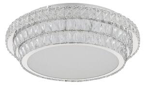 Globo 68157-58 - LED stmievateľné stropné svietidlo KLARA 58W/230V 2700-6000K pr. 60 cm biele + diaľkové ovládanie