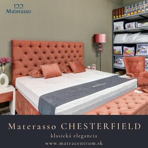 Materasso Posteľ Chesterfield, 160 x 200 cm, Design Bed, Cenová kategória "C"