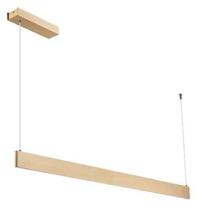 LED luster na lanku LINEA LED/36W/230V 3000/4000/5700K CRI 90 zlatý