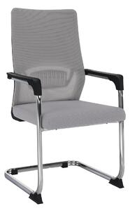 Konferenčná stolička KABUR (sivá + čierna). Vlastná spoľahlivá doprava až k Vám domov. 1091746