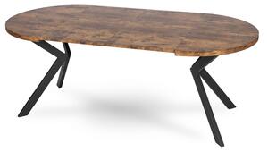 Okrúhly rozkladací stôl 100 - 250cm Lukas rustikálny dub | jaks