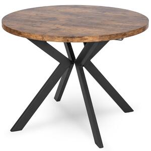 Okrúhly rozkladací stôl 100 - 250cm Lukas rustikálny dub | jaks