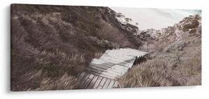Obraz - Cesta k smaragdovému moru (120x50 cm)