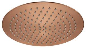 Kruhová hlavová sprcha REA JS-P014BRG 30 cm, kartáčovaná meď