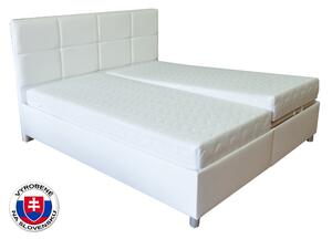 Manželská posteľ 180 cm Albatros (biela) (s roštami a matracmi). Vlastná spoľahlivá doprava až k Vám domov. 774277