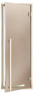 Andres dvere do sauny Modern 7x19 bronz osika