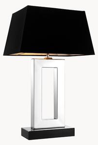 Zamatová stolová lampa so žulovým podstavcom Arlington