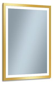 Venti Luxled Gold zrkadlo 60x80 cm odĺžnikový s osvetlením 5907459662726